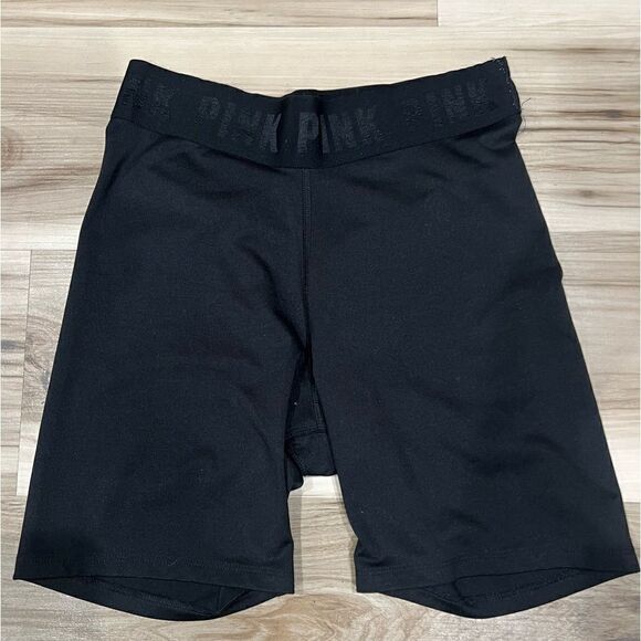 Victoria’s Secret PINK Black Biker Shorts Women’s Small - Picture 1 of 3